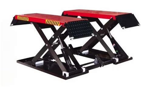 Ton Manual Platform Hydraulic Scissor Lift Running Mode Stationary