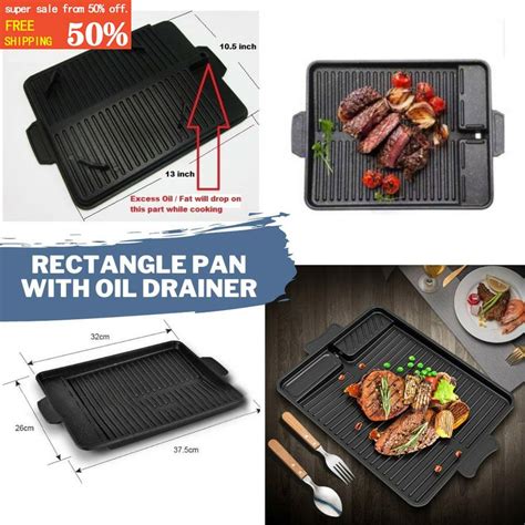 On Sale Korean Samgyupsal Authentic Mega Set Rectangle Grill Pan W Portable Butane Stove W