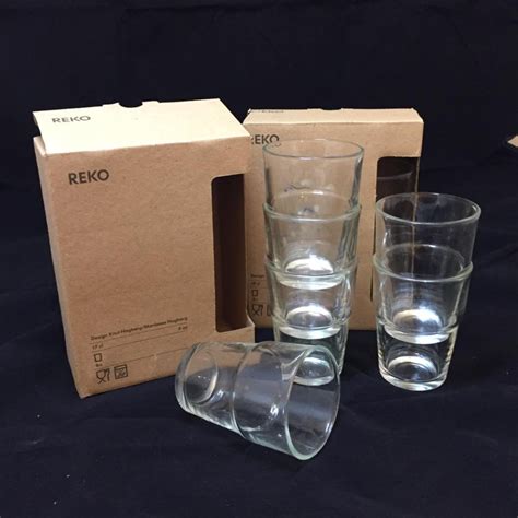 Ikea Reko Mini Glass Furniture Home Living Kitchenware Tableware