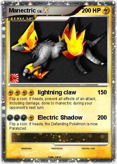 Pokémon Manectric 17 17 - lightning claw - My Pokemon Card