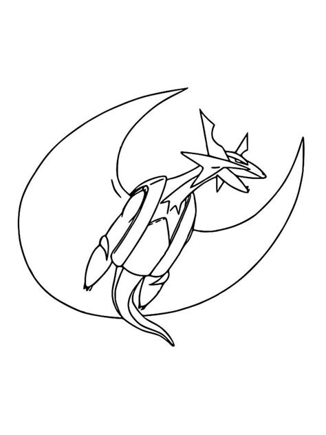 Pokemon Salamence Coloring Pages