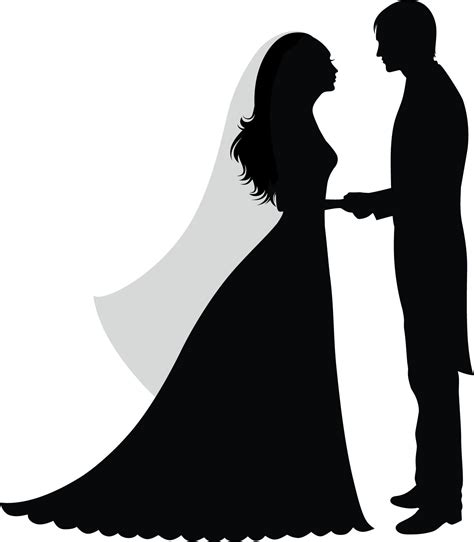 Wedding Silhouette Silhouette Clip Art Couple Silhouette