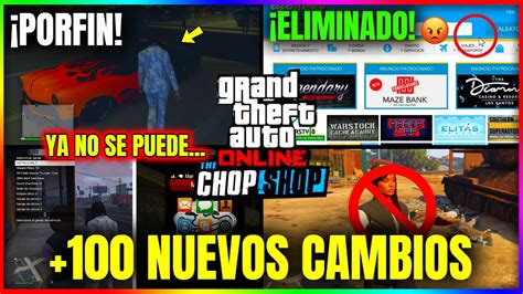 Nuevos Cambios Hechos En Gta Online Nuevo Dlc Chop Shop Cosas