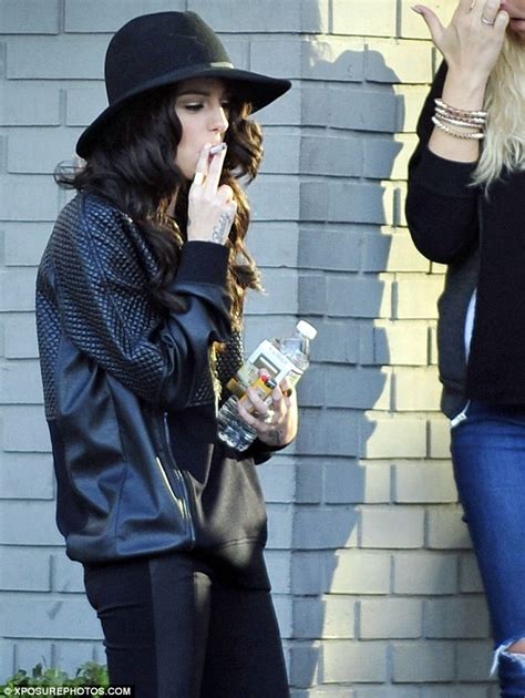 Cher Lloyd Takes A Cheeky Cigarette Break From Studio Session Daily