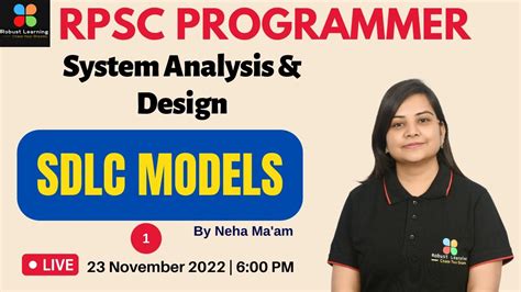 RPSC PROGRAMMER VACANCY SYSTEM ANALYSIS DESIGN SAD SDLC MODELS