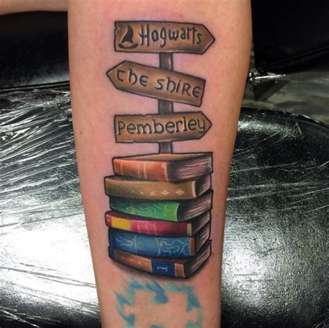 44 Amazing Book Tattoos For Literary Lovers Tattoosera