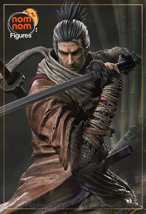 Sekiro Shadows Die Twice Statue 3d Stl File Full Size Bust High Quality