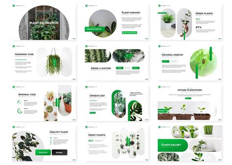 Plant - Powerpoint Template | Keynote template, Powerpoint templates ...