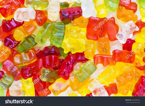 Gummy Bear Background Stock Photo 263330564 : Shutterstock