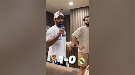 رده فعل محمد عدنان على مباراه ريال مدريد🔥 ️ وريال سوسيداد💔⚽ Youtube