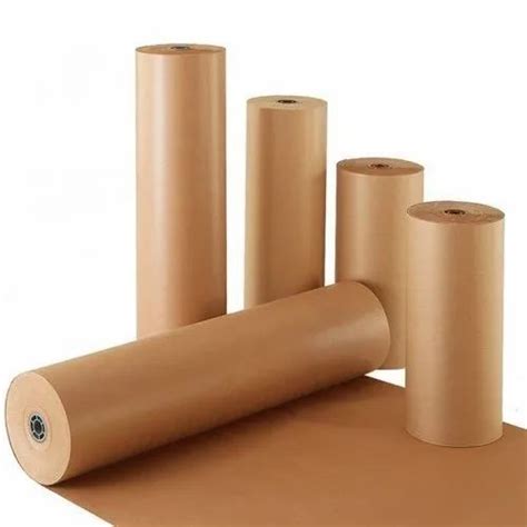 Marvel Packaging Plain Brown Kraft Paper Roll GSM 120 150 GSM At Rs