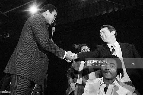 American Heavyweight Boxing Champion Muhammad Ali Shakes Hands With