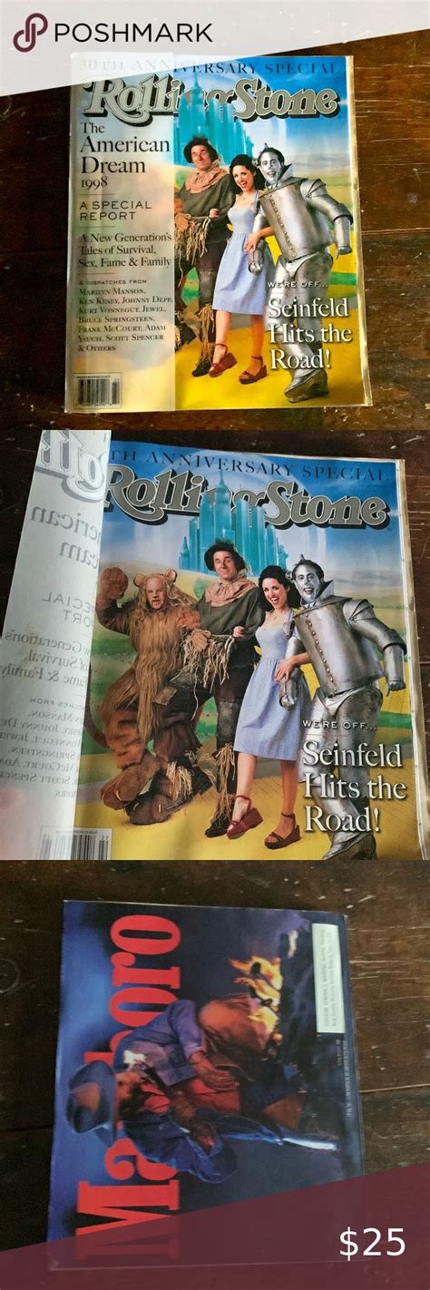 Rolling Stone 30th Anniversary Special Seinfeld Wizard Of Oz Cover In