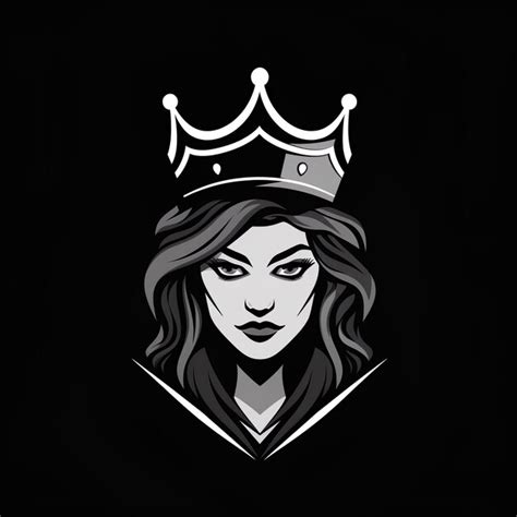 Premium Photo Queen Logo Esport And Gaming Vector Mascot Design