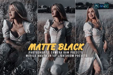 Matte Black Lightroom Presets Graphic By Zhidayat Creative Fabrica