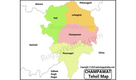 Champawat Map