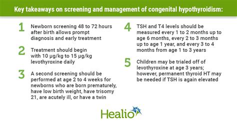 Universal newborn screening, early treatment crucial for congenital ...