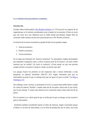 Historia Pensamiento Econ Mico Pdf