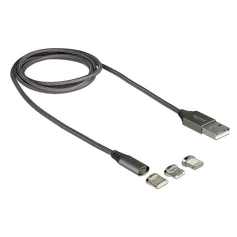 Delock USB2.0 A í Micro-B / Lightning / USB-C
