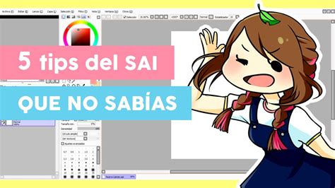 Secretos Del Paint Tool Sai Tutorial Con Tips Y Lifehacks Youtube