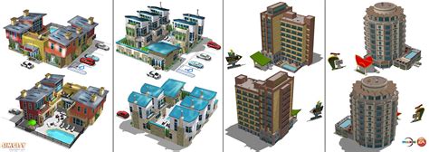 ArtStation - Simcity - Architecture Concepts 01, Ken Nguyen