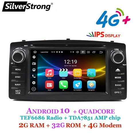 Silverstrong Multimedia Stereo GPS Autoradio Navigation2 DIN Android 10