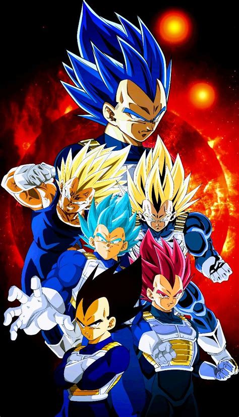 Vegeta All Super Saiyan Forms