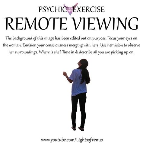 Remote Viewing Exercise Psychic Development Learning Clairvoyant Psychic Abilities