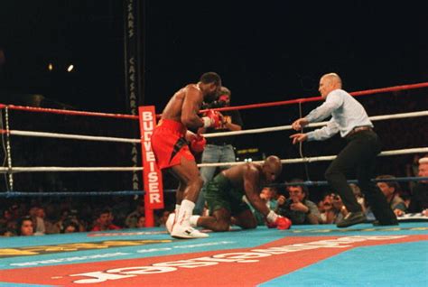 Evander Holyfield vs. Michael Moorer (1st meeting) - BoxRec