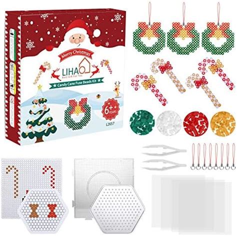 Wevol St Ck B Gelperlen Set Steckperlen Weihnachten Mm Farben