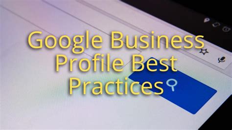 The Ultimate Guide To Google Business Profile Best Practices Internet