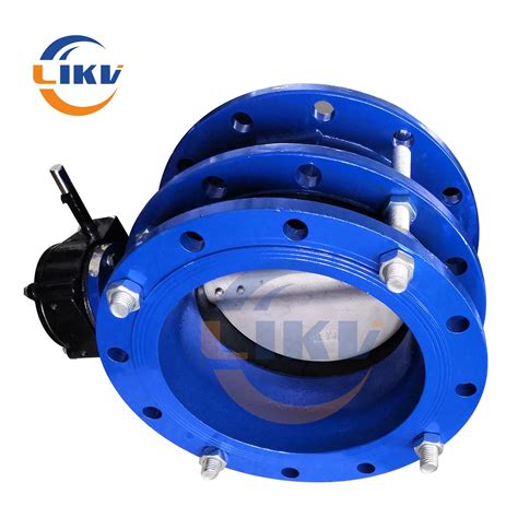 Dn Inch Ductile Iron Flange Epdm Seat Butterfly Valve With