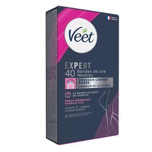 Acheter Veet Expert Bandes de cire froide Corps et Jambes 40 pièces