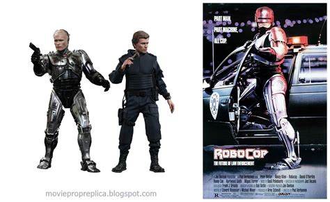 Peter Weller As Alex Murphy And Robocop Battle Damaged Version Robocop