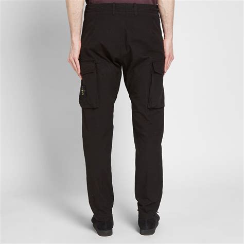 Stone Island Ripstop Nylon Cargo Pant Black End