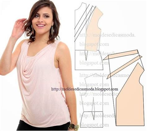 Moldes Moda por Medida TRANSFORMAÇÃO DE BLUSA 26 Sewing blouses