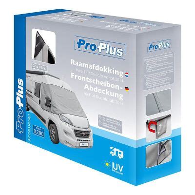 ProPlus Frontscheibenabdeckung grau für Fiat Ducato X290 ab Bj 07 2014