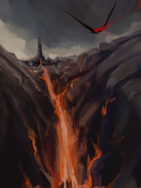 ArtStation - Kylo Ren arrives on Mustafar