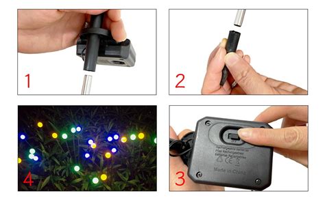 Skmuvhys Firefly Garden Lights Solar Outdoor Pack Leds Solar Powered