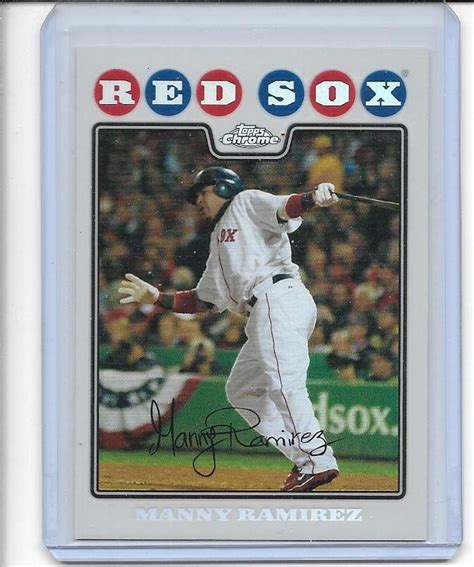 2008 Topps Chrome Refractor Manny Ramirez EBay