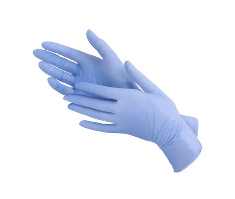 Guantes M Dicos Dos Guantes Quir Rgicos Azules Aislados Sobre Fondo