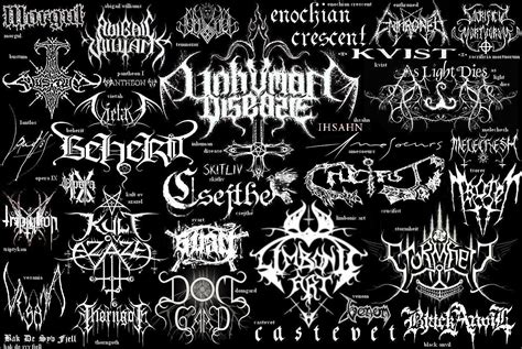 May the devil take us...: Black Metal Logos