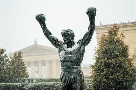 The Rocky Statue and Steps