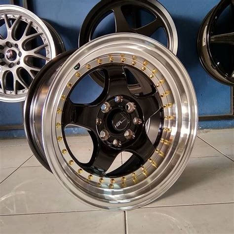 Jual Velg Brisket Velg Mobil Hsr Ring 15x7 8 Baut 4x100 And 4x1143 Velg