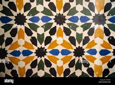 Spain Andalusia historic moorish ceramic tile Stock Photo - Alamy