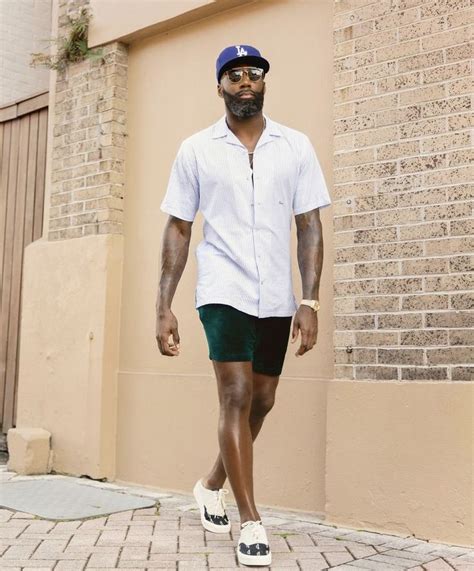 Pin By Brennan D On My Style Big Mens Summer Fashion Black Men