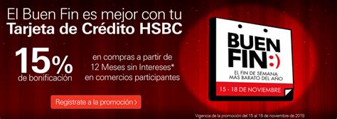 Tarjetas Hsbc El Buen Fin Lastarjetasdecredito Mx