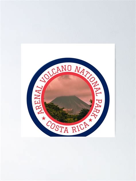 Arenal Volcano National Park Costa Rica Poster For Sale By DevSams