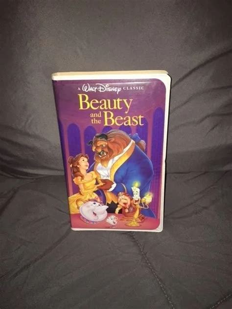 Rare Bande Vhs Diamant Noir Walt Disney Classic Beauty And The B Te