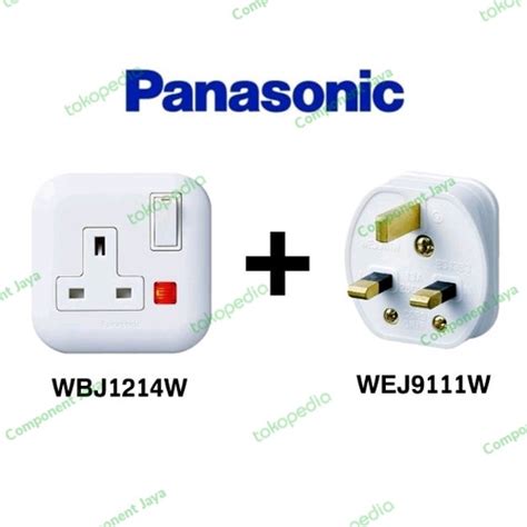 Jual Stop Kontak Ac Set Wbj W Panasonic Steker Ac Wej W Inbow